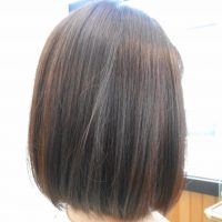 エアーストレートによるボブスタイル