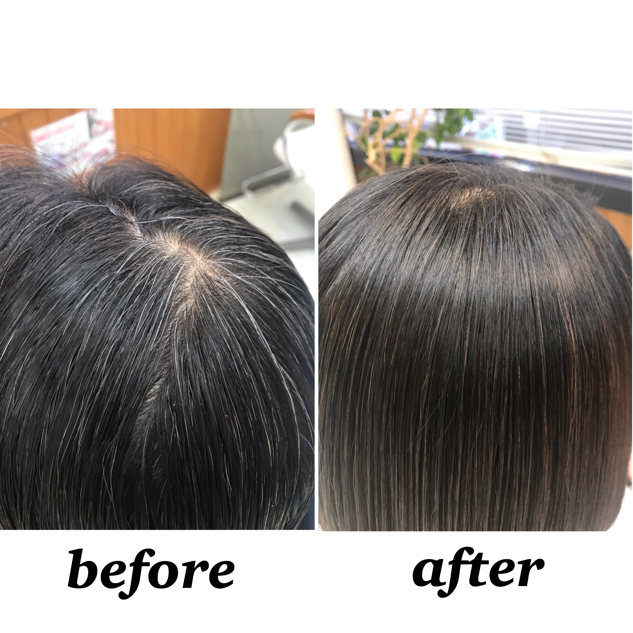 輝髪ザクロペインター施術例